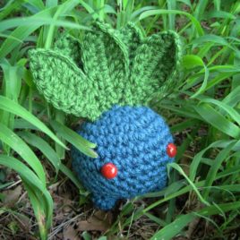*Ready-to-Ship* – Chibi Oddish Amigurumi